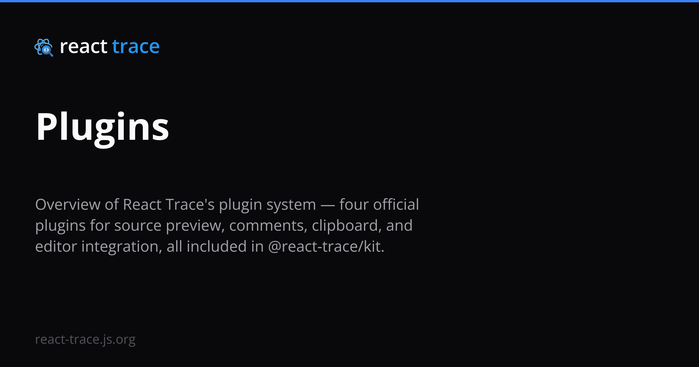 Plugins - React Trace
